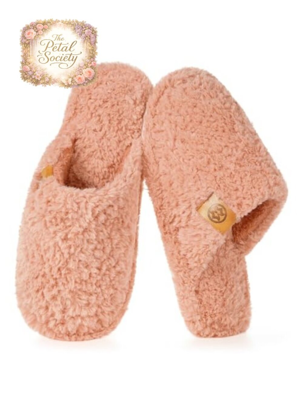 Faux Fur Memory Foam Slippers Warm Fuzzy Slip On House Shoes